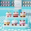 Kawaii Mini Cake Micro Building Blocks Kids Toys 3D Models Educational Toys DIY Birthday Gifts New Products