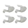 4pcs Pontoon Boat Clips Boat Accessories Nylon Versatile Boat Bumper Hangers for 1in and 1.25in Rectangular Tube for 3