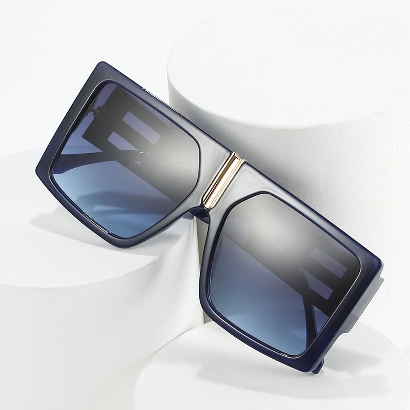 Large Frame Sunglasses, The Same Square Glasses, Personalized Diamond-Encrusted Sunglasses For Women