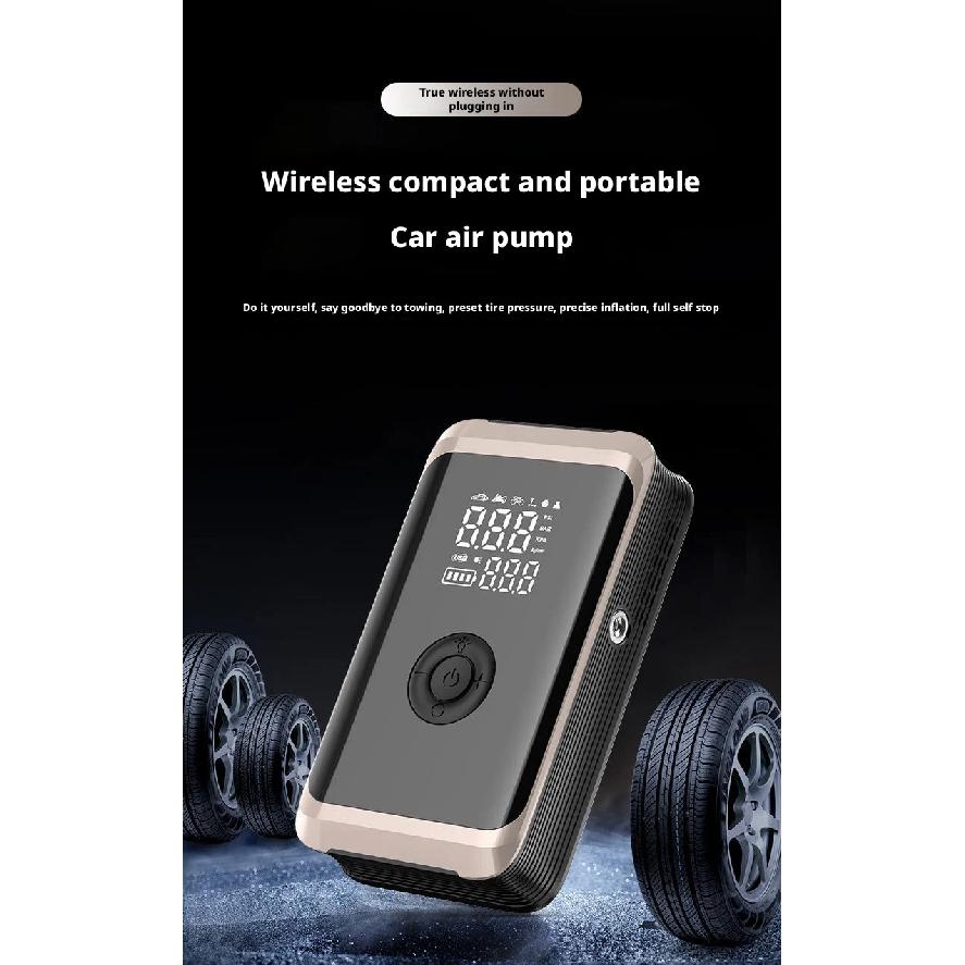 YIJU All-in-One Car Jump Starter with Air Compressor, 150PSI Tire Inflator, Portable Power Bank & Battery Booster