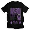 Men T Shirt Cotton Tee Tops Reze Tshirt ShortSleeve Urban Japanese Harajuku Anime Manga Tshirt Gift