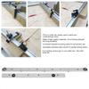 Table Saw Miter Gauge, Miter Bar Slider Table Saw Gauge Rod, Table Saw Accessories For Woodworking Tool Aluminium Alloy Saw Blades Sled Parts