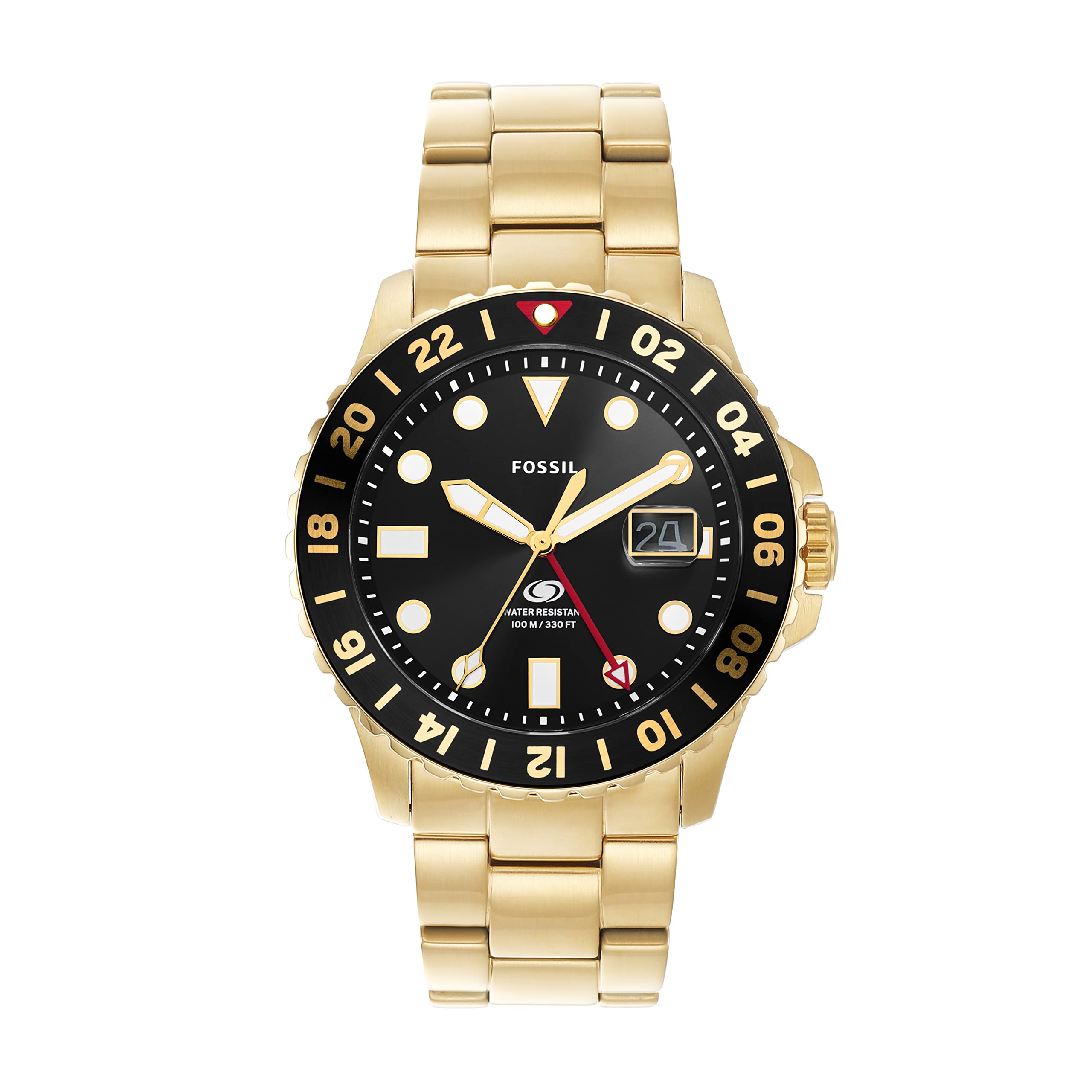 

Watch FOSSIL BLUE GMT FS5990 Gold [Fossil] Men s