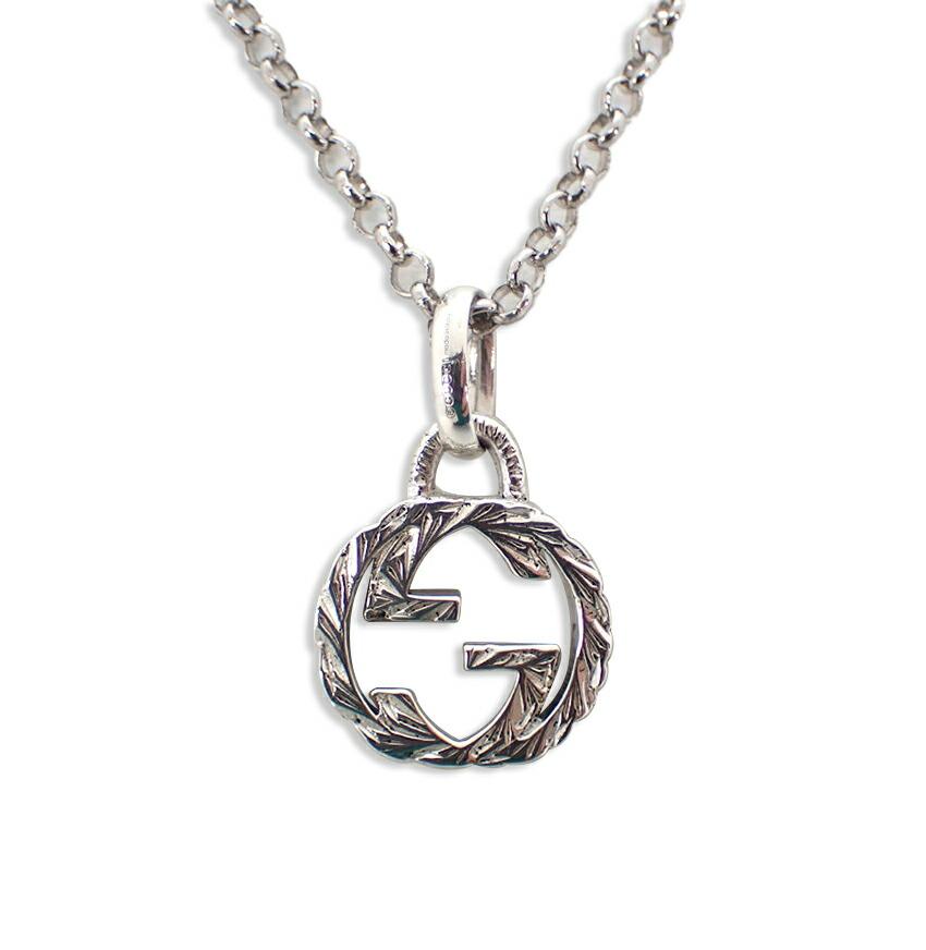 

[Б/у] GUCCI 925 переплетение G подвеска/ожерелье [g213-60]