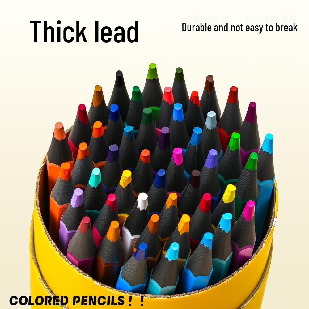 True Color Erasable Woodless Colored Pencils Set with Portable Box for Drawing and Writing
