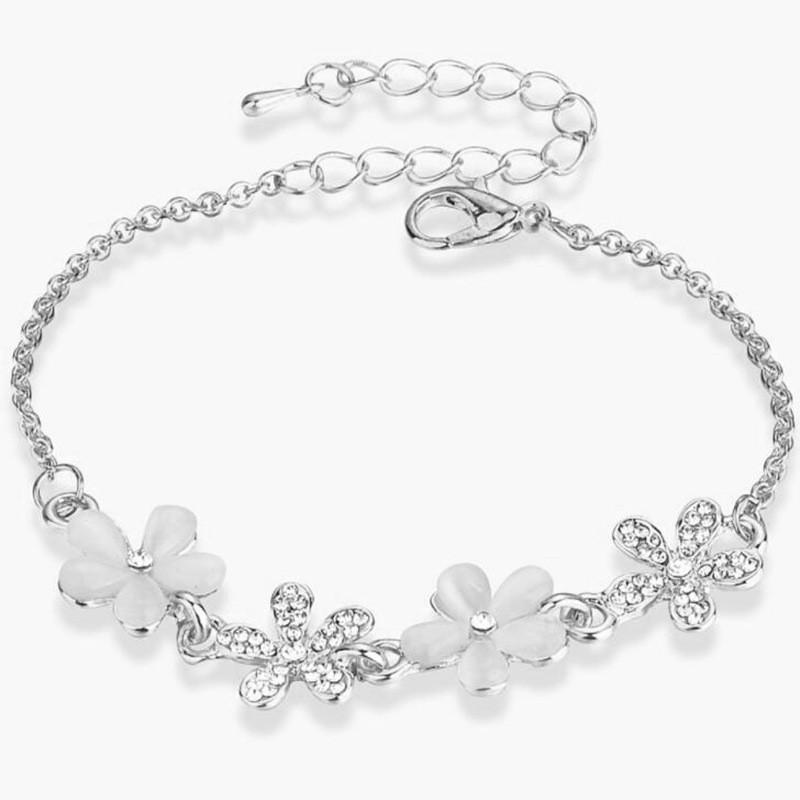 European and American summer new opal bracelet sweet small fresh flower jewelry