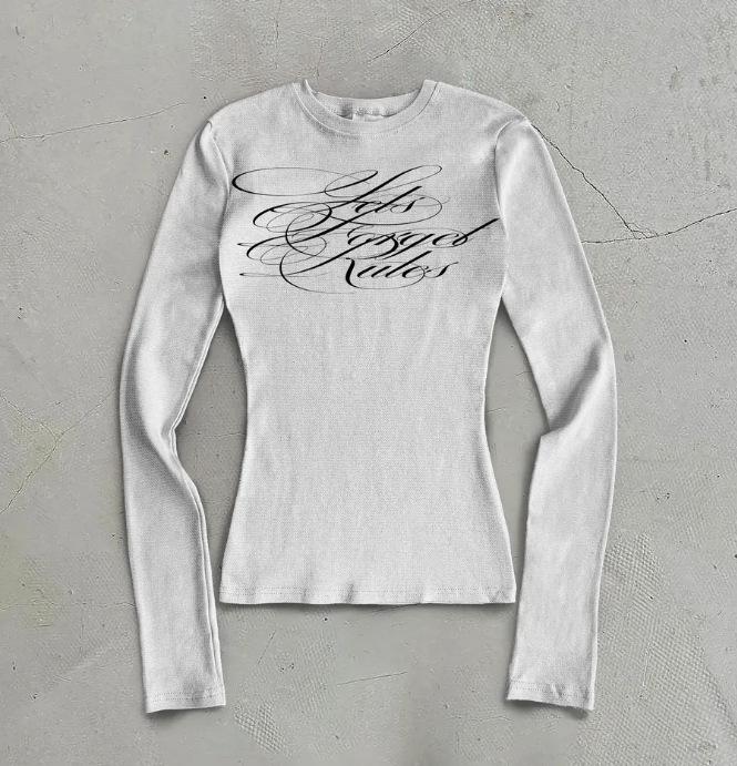 2026 Herbst/Winter Europäisches Y2K Bedrucktes Damen-T-Shirt - Trendiges, Vielseitiges, Modisches Basisteil