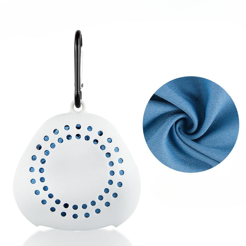 

Плавание Портативный ультратонкий волоконный спортивный комплект полотенец Фильтрация воды Быстросохнущий ледяной полотенце Гольф Йога Фитнес полотенце Силиконовый чехол 40x40cm