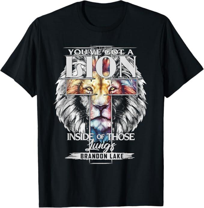 Let Your Lion Out Brandon Lake Merch Praise Jesus T-Shirt