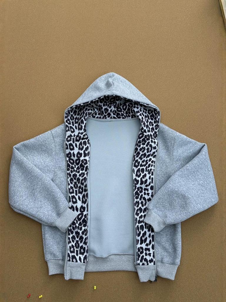 Unisex Color Block Zipper Cardigan Hoodie - Trendy Casual Autumn/Winter Jacket