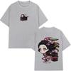 Anime Demon Slayer Tshirt Kawaii Cute Kamado Nezuko Graphic T Shirts Men Women Cartoon Manga Tee Shirt Mens Oversized Tshirts