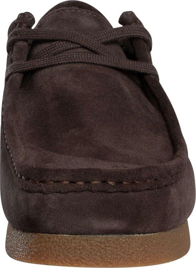 Clarks WallabeeEVO Boots In Dark Brown Suede