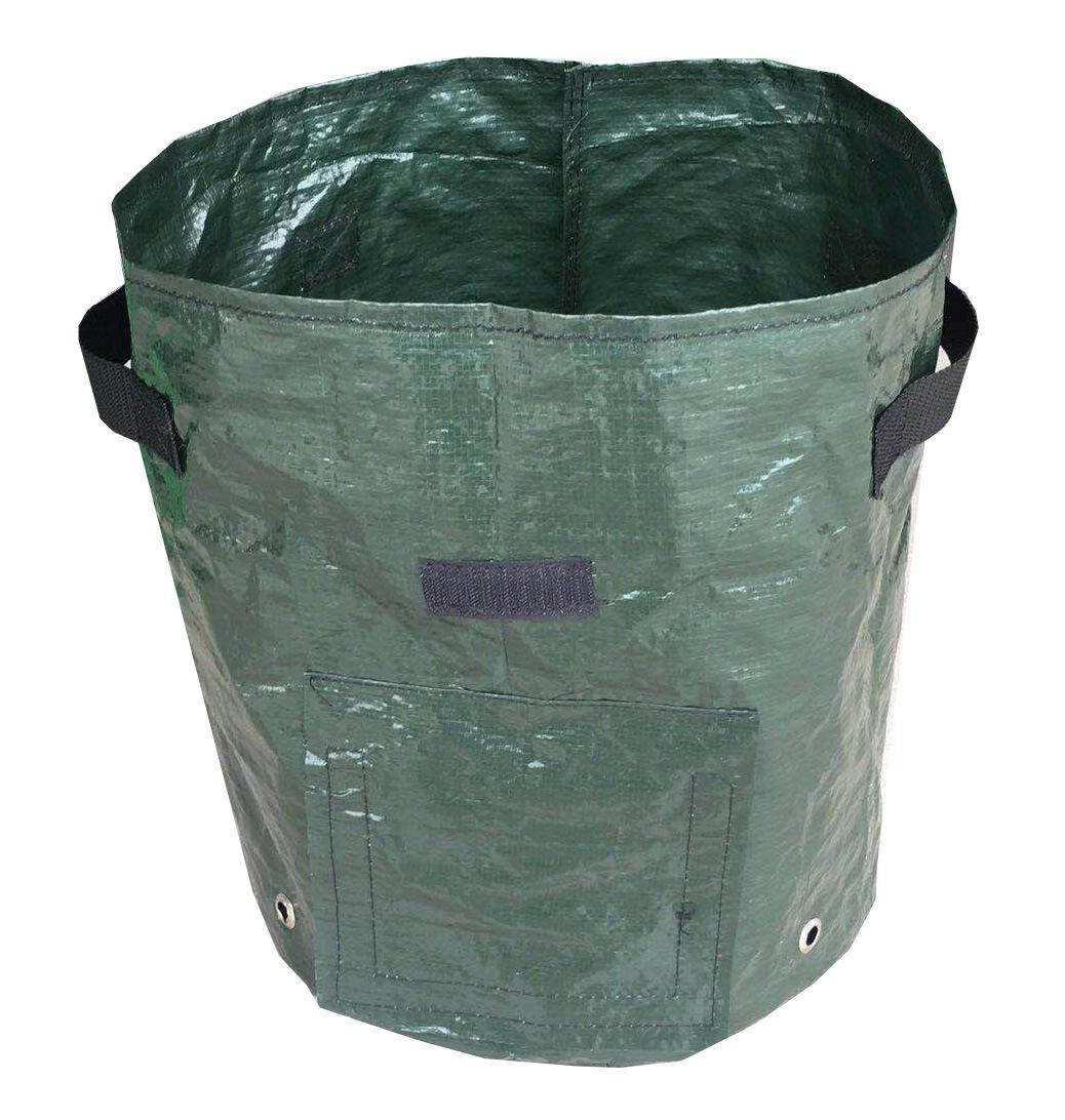 Полиэтиленовый мешок для посадки томатов, картофеля и батата 10 gallons 35*45cm (US) темно-зеленого