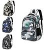Printed Backpack Travel Fashionable Wear Resistant Schoolbag Student
