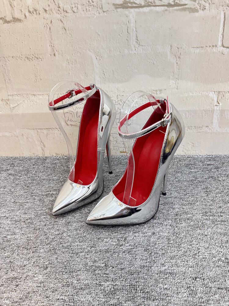 14CM Ψηλοτάκουνα Stiletto: Σέξι Παπούτσια Μεγάλων Μεγεθών για Νυχτερινά Κέντρα & Cross-Dressing