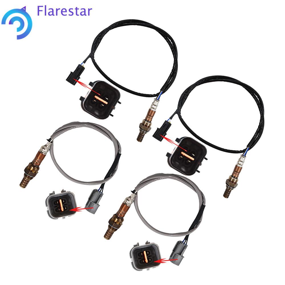 4pcs Oxygen Sensor 1 Sensor 2 Bank 1 Bank 2 for 04-11 Mitsubishi Endeavor V6-3.8