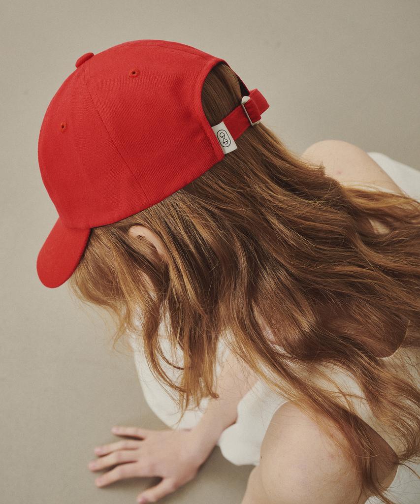 MELLY&ROSE Message Ball Cap (315351)_Red