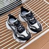European popular fashion versatile casual sports shoes women's 2025 summer new breathable net thick-soled color matching dad shoes