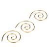 3Pcs Spiral Cable Knitting Needle Lightweight Convenient Stainless Steel Household Knitting Needle for   Scarves Shawls Hats
