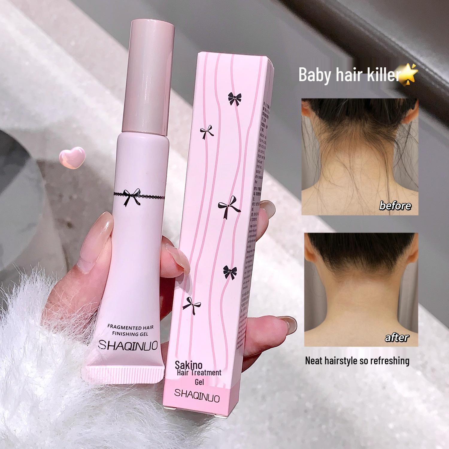 SHAQINUO Flyaway Taming Gel: Anti-Frizz Non-Greasy Styling Cream for All Ages