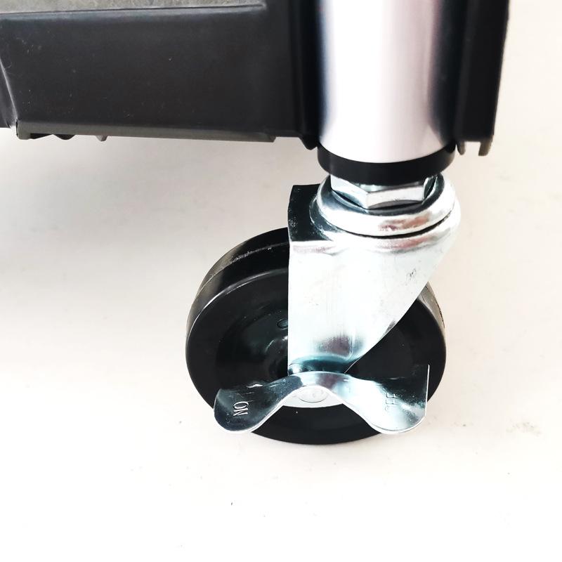 Durable Foldable Tool Cart Trolley for Outdoor Filming with Wheels & Storage Rack