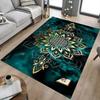 1PC Mandala Lotus Extra Large Non Slip Floor Carpet, Office, Family, Studio   Large Area Rug Indoor Rugs, Bold Statement Piece