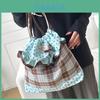 Nylon Lace Drawstring Backpack For Women With Sweet College Style Daily Use