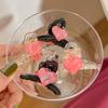 Mini Acrylic Heart Hair Claw Clips For Women Bangs Hair Clip Girl Sweet Small Grab Barrette Hairpin Headwear Hair Accessories