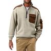 Herren Farbig Stehkragen Sweatshirt Herren Sport Große Größe Freizeit Sweatshirt