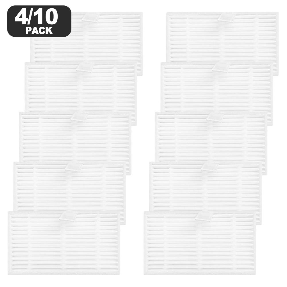 For Airzeen Q10 Pro Robot Vacuum Cleaner Replacement Filter Washable Type Set of 4 or 10 Filters for Routine Cleaning Tasks