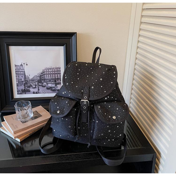 Schoolbag New Niche Casual Backpack Women's Retro College Wind Travel Backpack Fashionable Casual Commuter Women's Bag