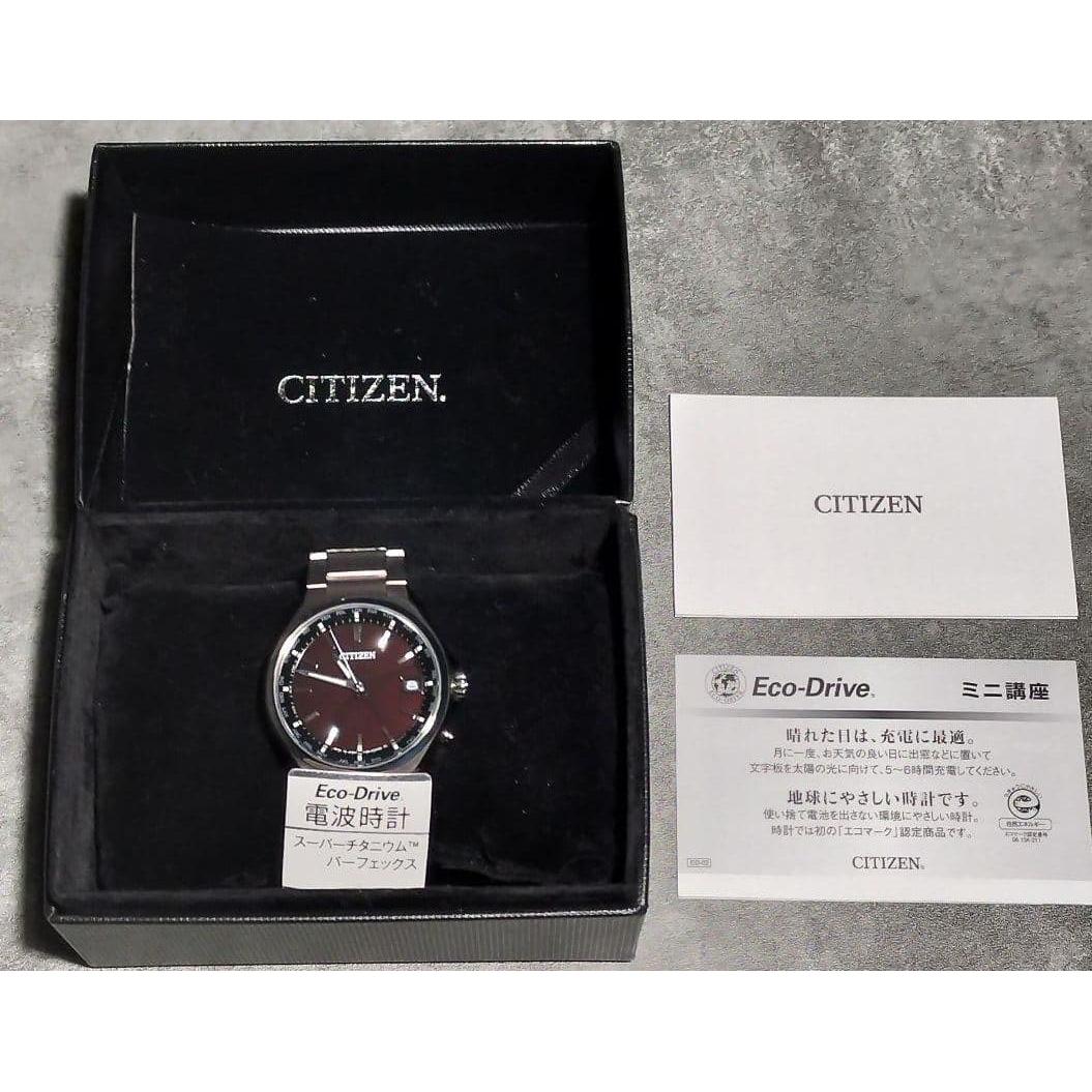 Good condition Citizen CB1120-50E wristwatch Atessa radio clock