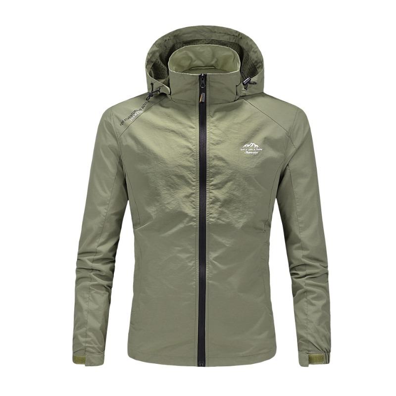 Весна и осень новая мужская куртка для активного отдыха повседневная водонепроницаемая — фото 5