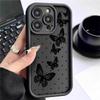Butterfly Flutter Black Groove Phone Case for iPhone 14/15/16/17 Pro Max