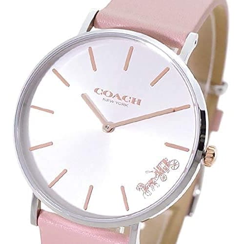 Coach Women's Perry Quartz Watch, Silver and Pink, 14503258