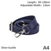 Pu Leather Shoulder Strap Crossbody Bag Strap 130Cm Long Double-Layer
