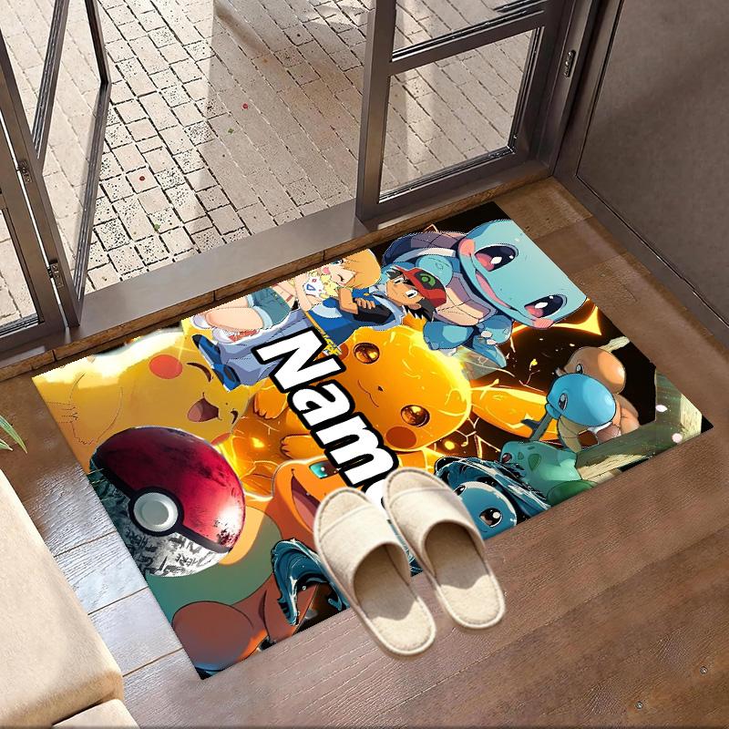 Custom Name Personalized Card Game Print Carpet, Versatile Home Decor Rug, for Playroom, Apartment, Balcony, Entryway, Hallway Gift