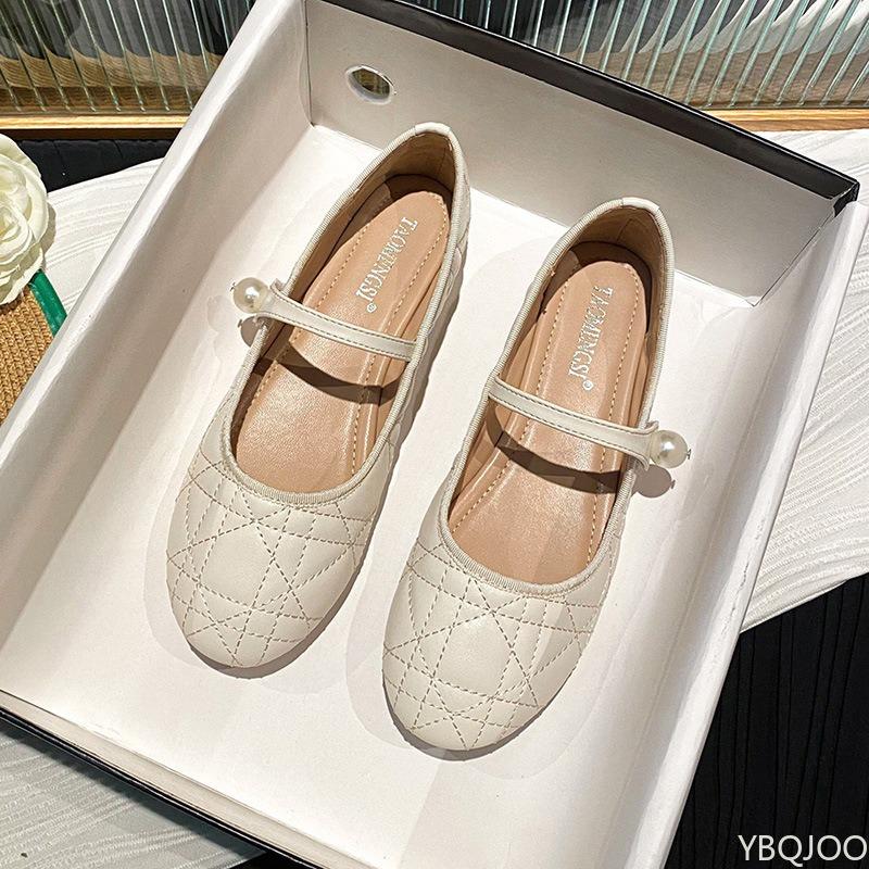 Fashion 2025 Round Toe shallow mouth Shoes High Quality Fashion Women's Flat Shoes Casual Lightweight Breathable non-slip Ladies Shoes