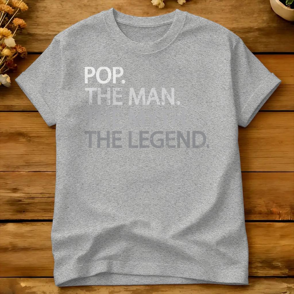 Cool Father Dad Amp Grandpa Shirt Pop The Unisex The Myth Cotton TShirt For Unisex Summer T Shirts Oversize Cheap Tops