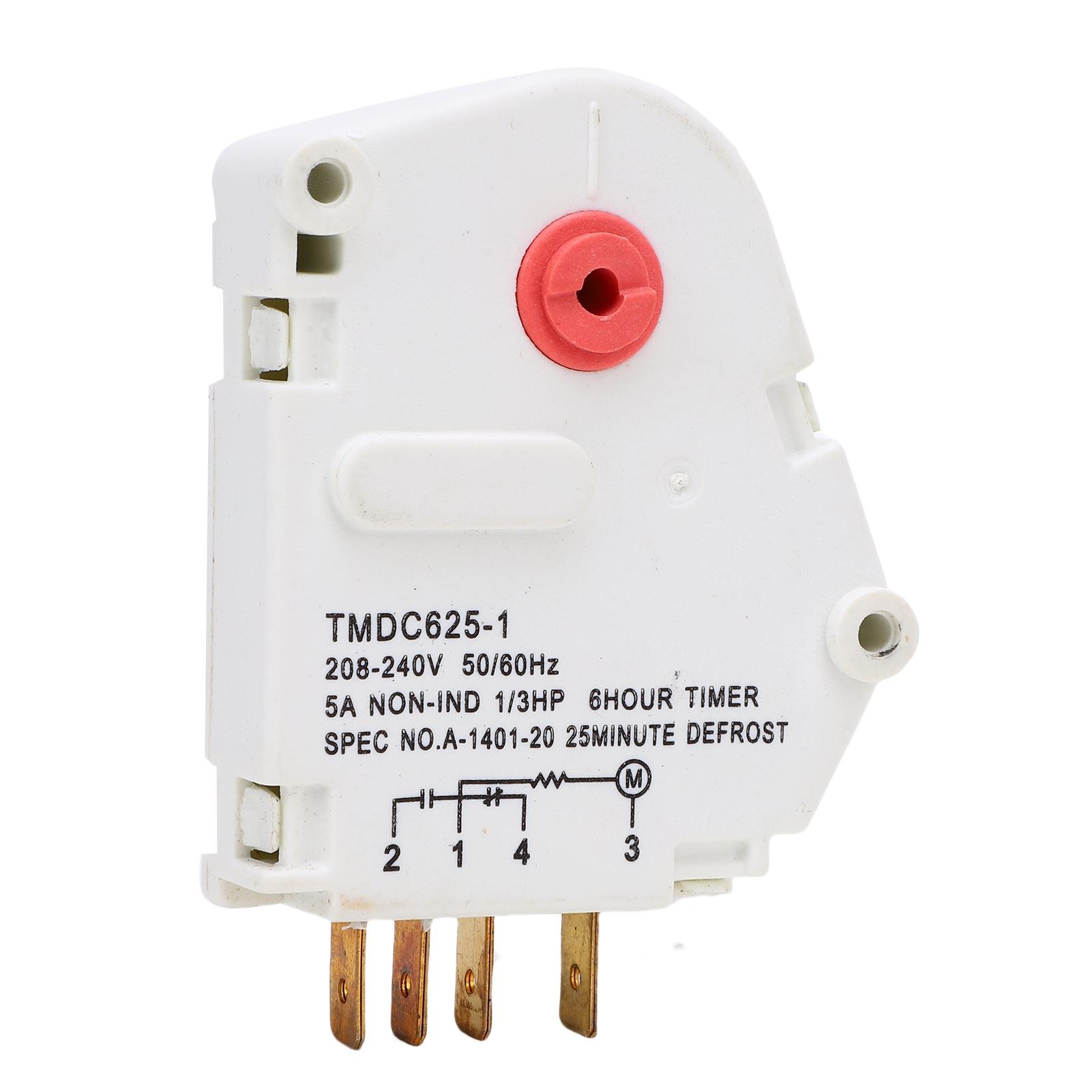 

Refrigerator Defrost Timer Replacement Freezer Defrosting Control Timer for Home TMDJ625ZF1