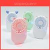 Handheld Mini Usb Fan With Holder Portable And Adjustable For Outdoor Travelling