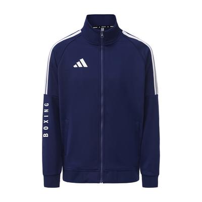 Boxing Series 3-Stripes Casual Versatile Retro Classic Striped Jacket Unisex Jacket Navy-Blue TR30JR1BX-DBW