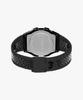 Taimaegseu T80 All Black Metal Strap Digital Watch 34Mm