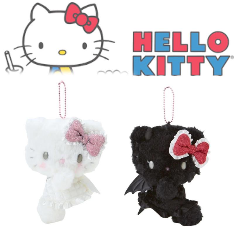 Entzückender Engel und Teufel Kt Plüschanhänger Niedliche Japanische Cartoon Katze Puppe Geschenk