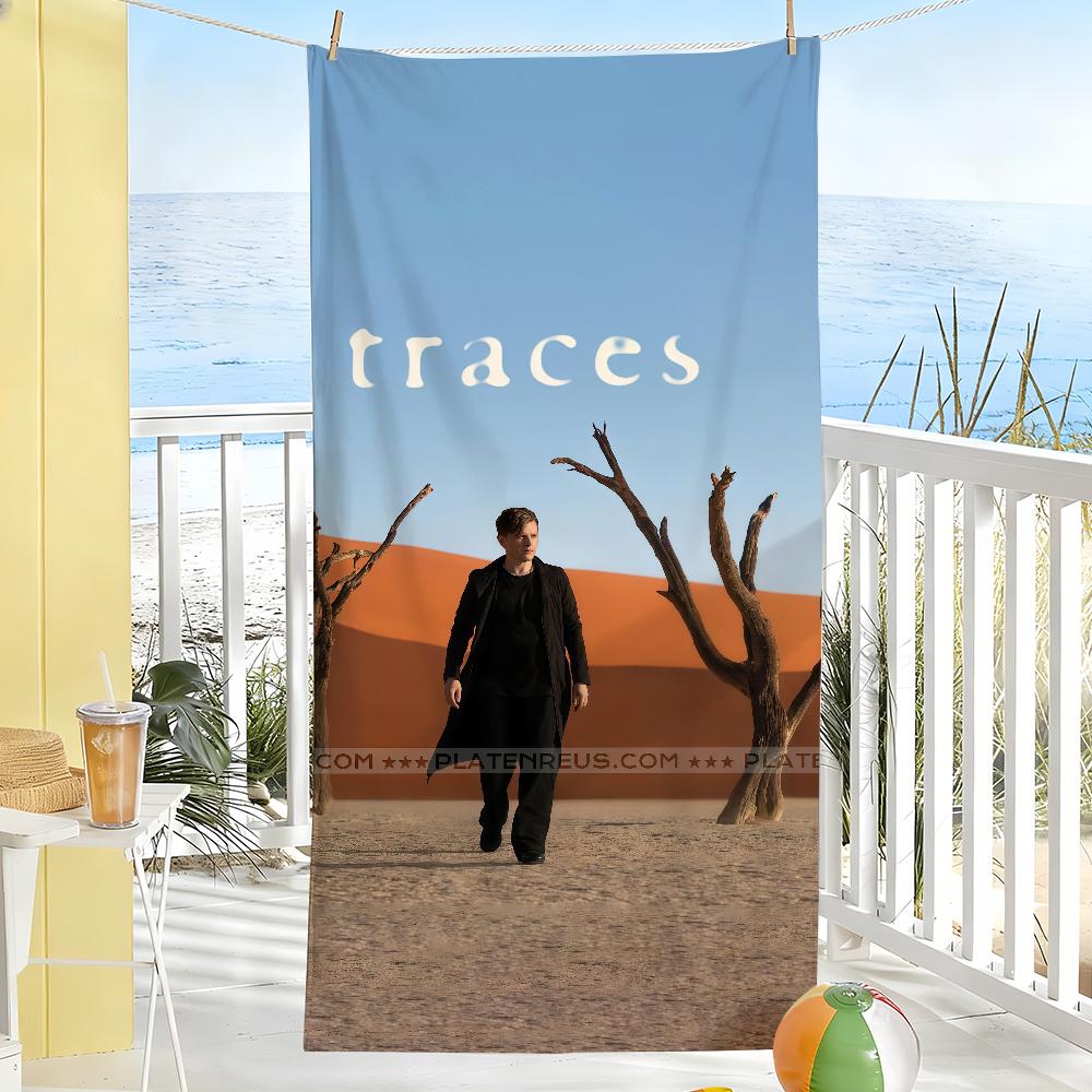 Singer M-Michael P-Patrick Kelly Traces Towel Drying Bath Towel Applicable To Light Swimming Camping Yoga Beach Out