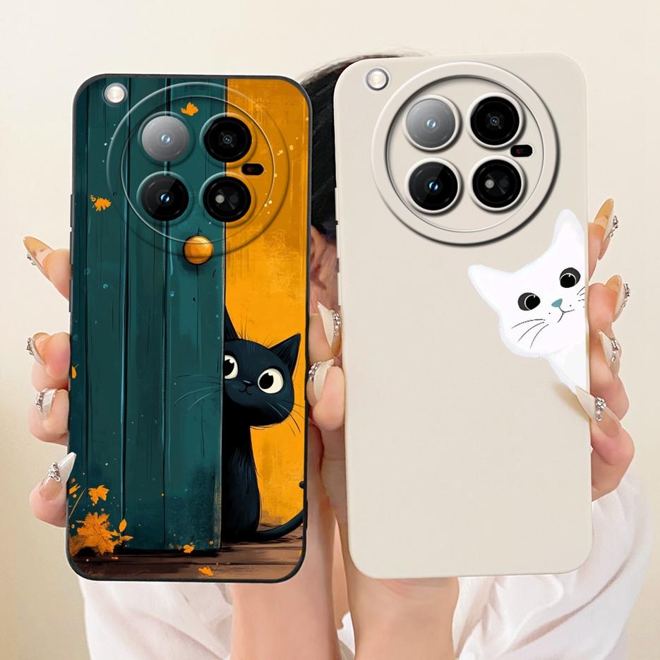 For Infinix Zero 40 4G Case X6860 Cute Cat Duck Cartoon Cover Soft TPU Matte Phone Case For Infinix Zero 40 5G X6861 Zero40 Bags