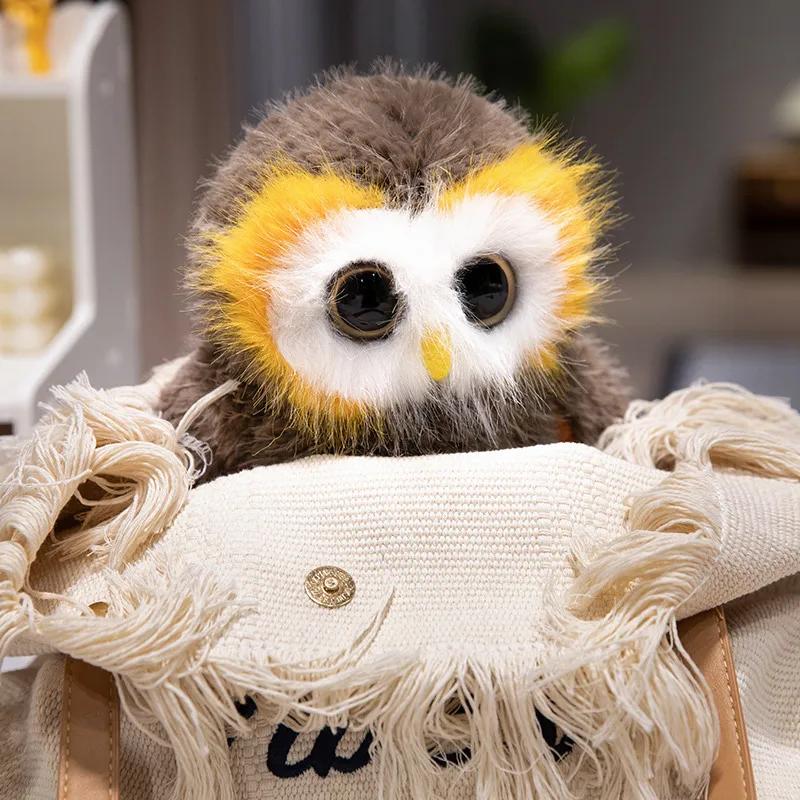 20/33CM Funny Owl Cute Soft Stuffed Animal Soft Plush Toy The for You Boys and Girls Perfect Birthday Holiday Gift