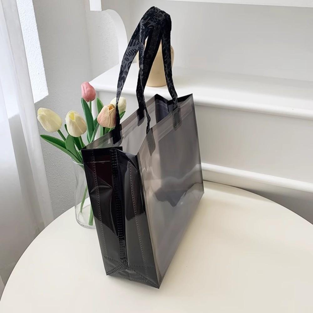 Durable Water-Sprinkling Festival PVC Tote Thick Reusable Bags Business Gifting
