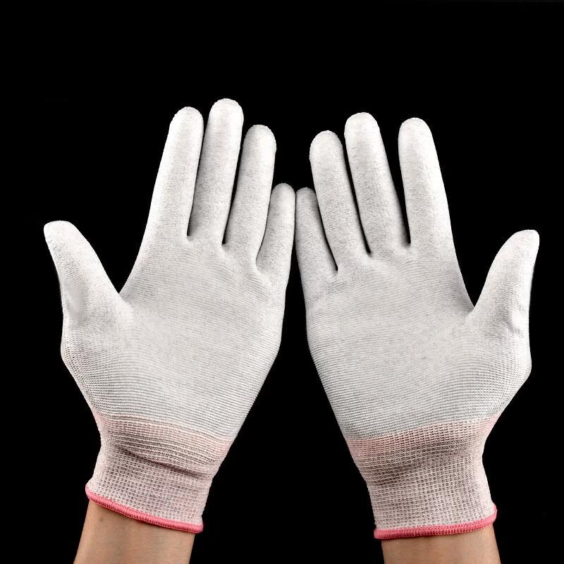 Brangdy Carbon Fiber PU Coated Antistatic Gloves