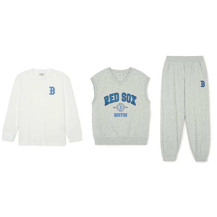 

New MLB Casual Sportswear Gray Kids 7AS1V0741-43MGL 130